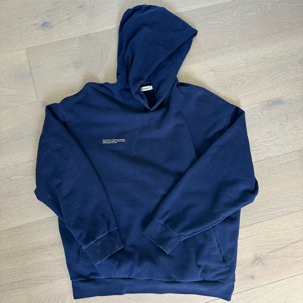 Pangaia Hoodie Navi blue 100% cotton